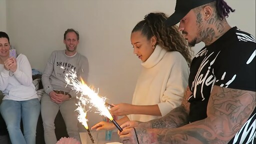 Channah en Quentin onthullen geslacht van baby