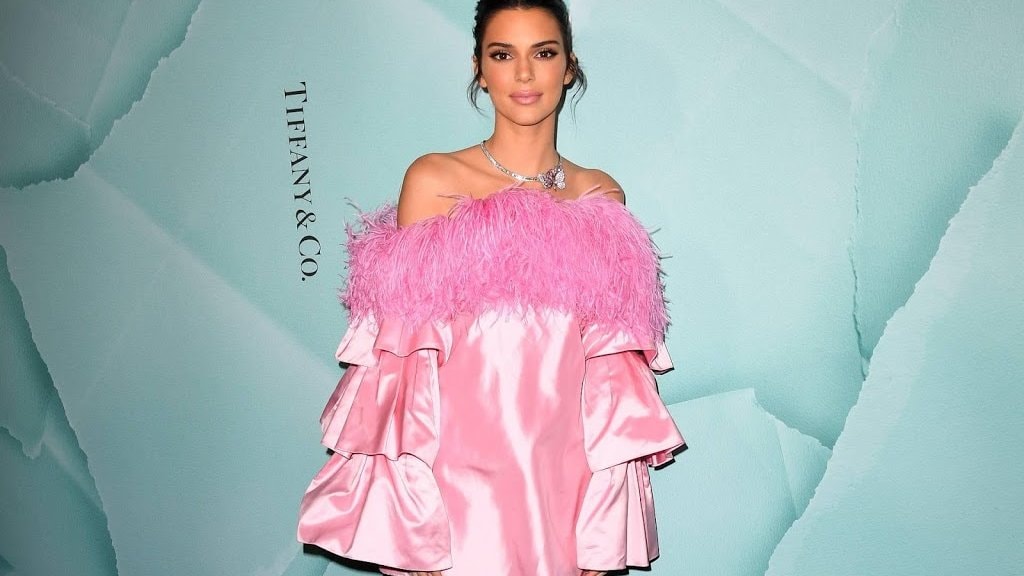 Kendall Jenner kan het niet aan Brad Pitt te zien