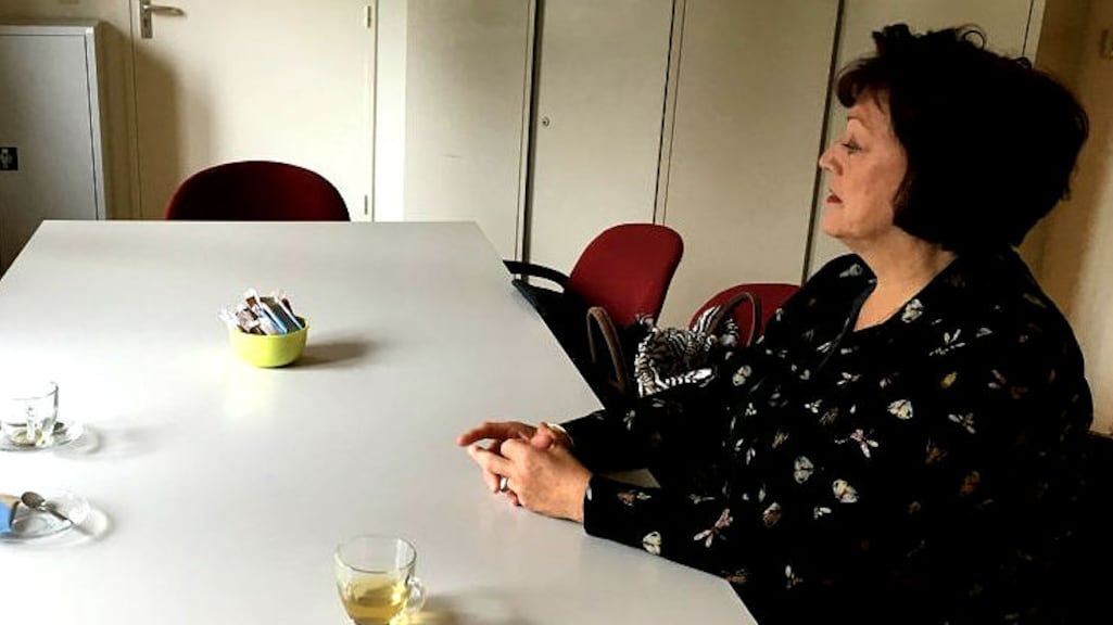 Christa van Thiel ving in het wijkcentrum de families op.