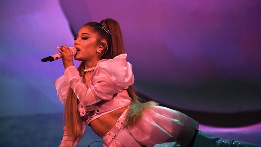 Ariana Grande op de vlucht