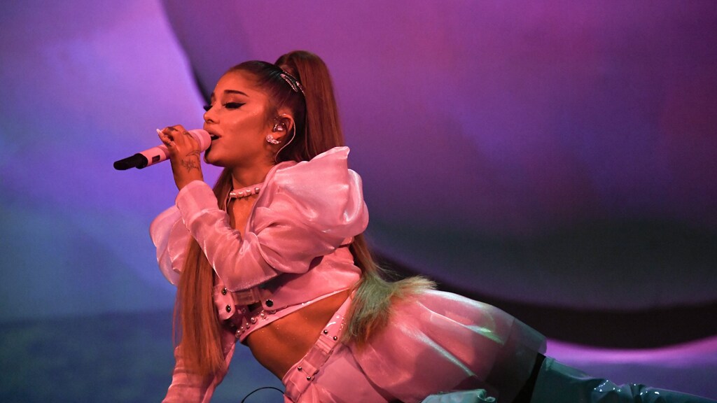 Ariana Grande op de vlucht