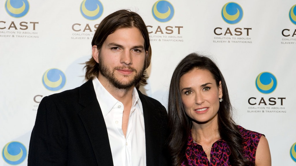 Ashton Kutcher slikt reactie op Demi Moore in