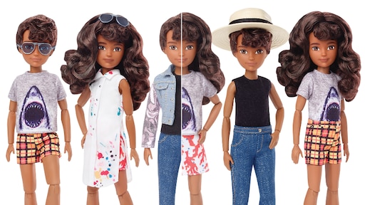 Voor ieder wat wils: de genderneutrale barbie is een feit