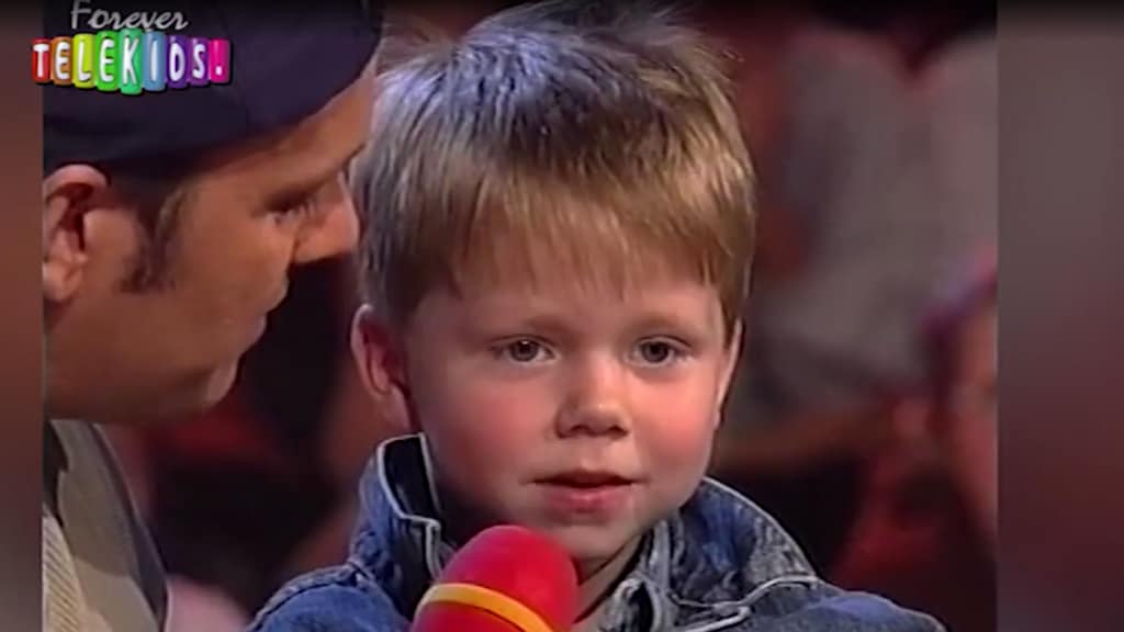 Cute: Waylon en André Hazes als broekies in Telekids