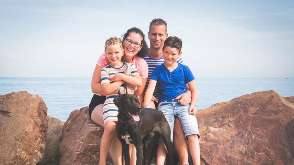 Jochem wilde in de eerste periode juist bij zijn gezin zijn.