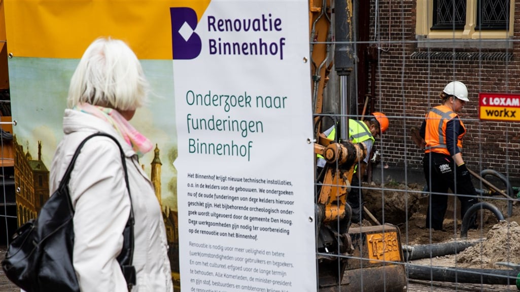 Renovatie Binnenhof mogelijk jaar vertraagd