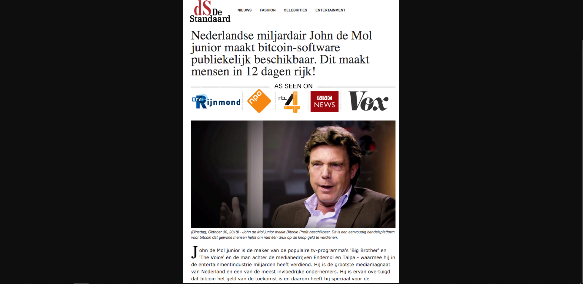 Meer oplichtingen door frauduleuze bitcoin-advertenties