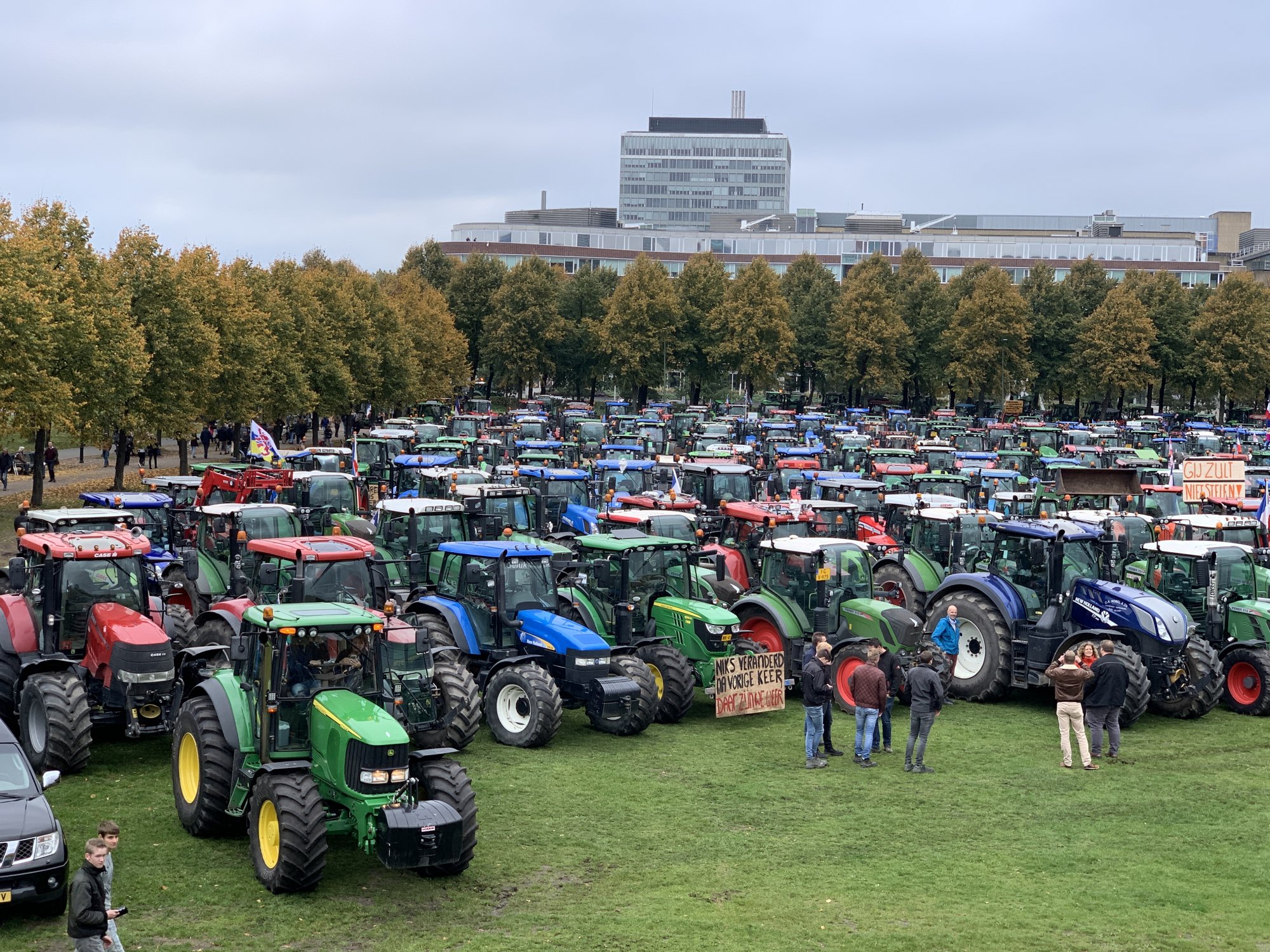 Tractoren toch niet te zwaar voor Malieveld