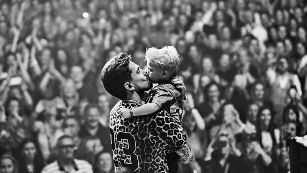 Kleine André Hazes kwam ineens het podium van Ahoy opgerend