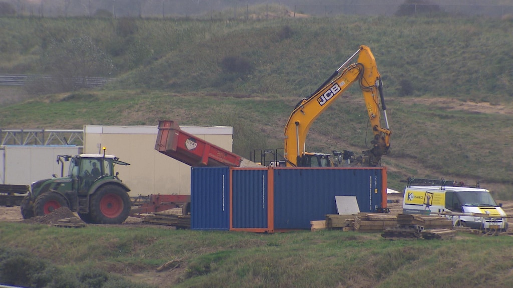 Werkzaamheden op het circuit.