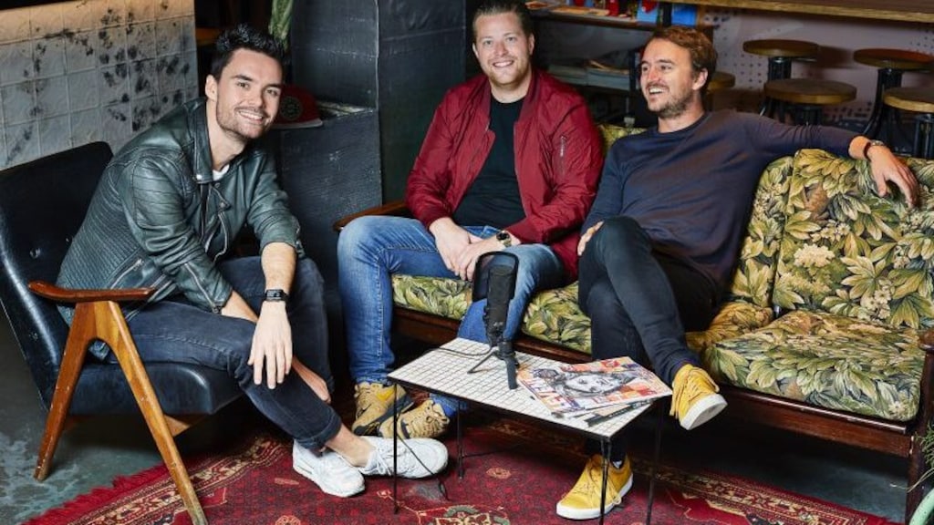 De mannen van de podcast Man man man