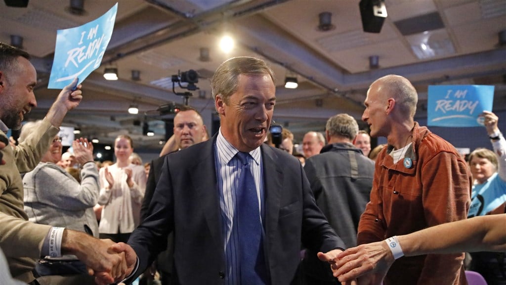 Nigel Farage wil in het hele land campagne gaan voeren.