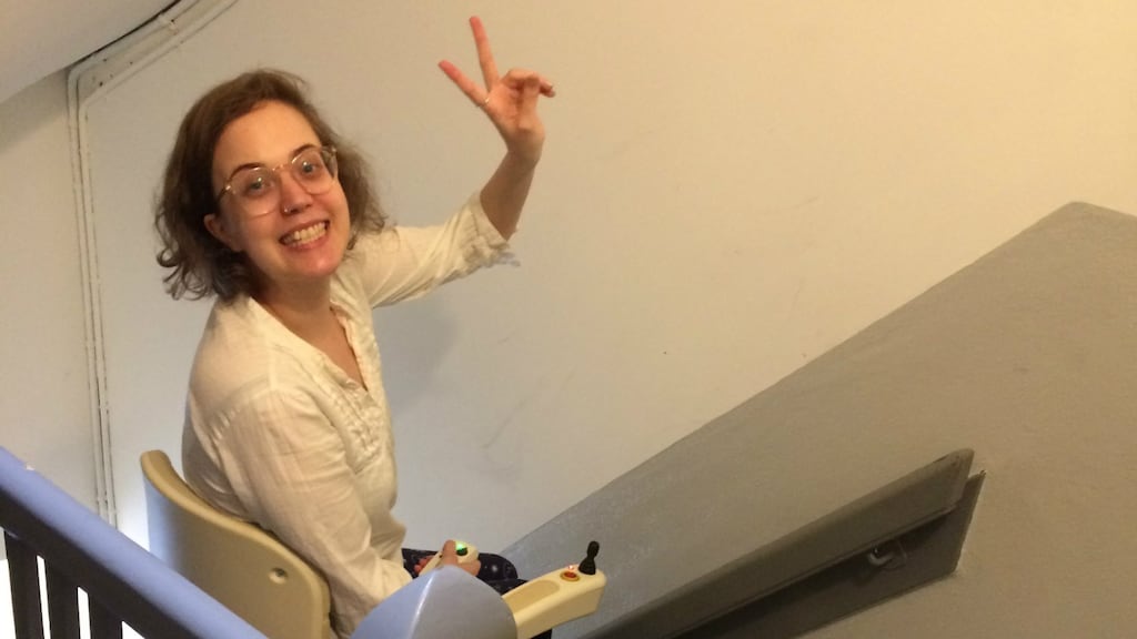 Annika en haar traplift