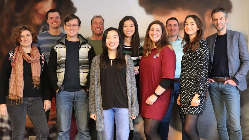 Het hele Lootjestrekken.nl-team (helemaal rechts: Arjan Kuiper).