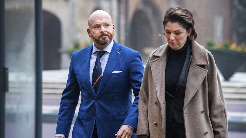 Marco Kroon, samen met zijn vrouw.