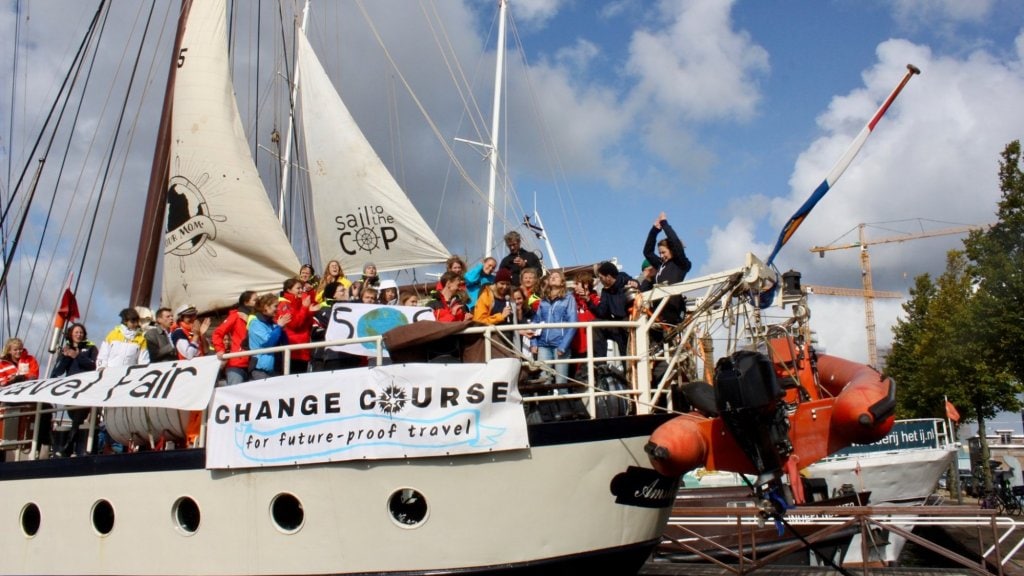 Jongeren met de trein naar verplaatste klimaattop Madrid
