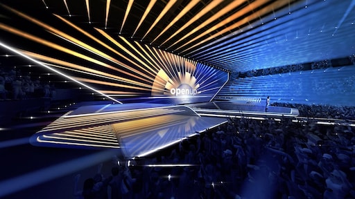 Dit is het decor van het songfestival in 2020
