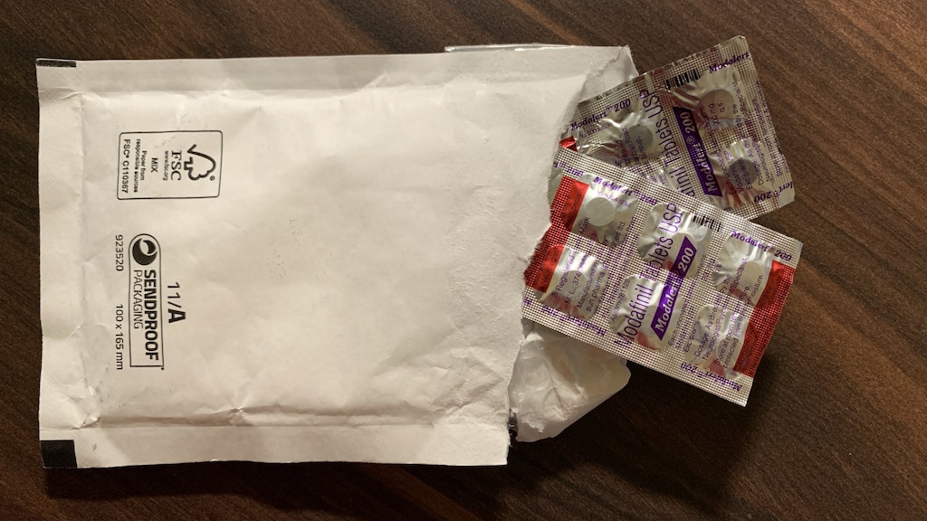Via de post verzonden illegale modafinil