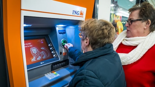 Negatieve rente voor miljonairs bij ING: -0,5 procent