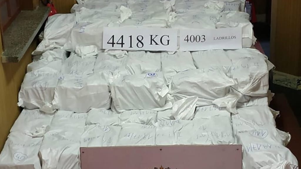 4418 kilo cocaïne onderschept in Uruguay: 'Grootste slag tegen drugshandel ooit'