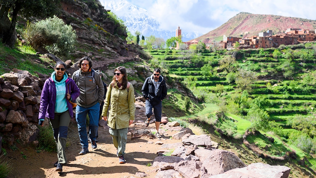 Wandelen met een lokale bewoner.