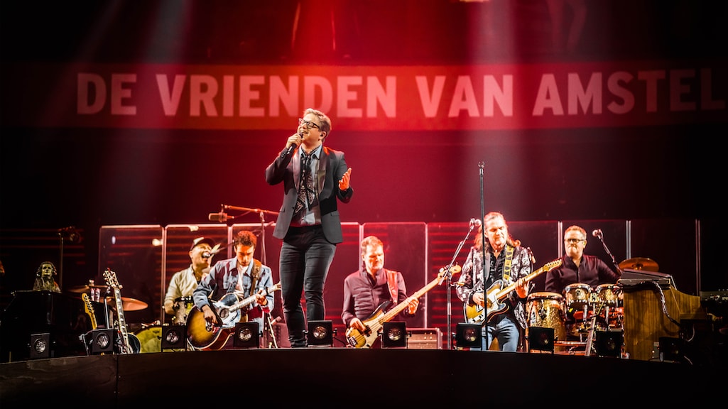 Duncan, Guus en André treden op tijdens Vrienden van Amstel Live