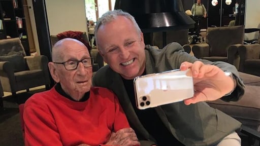 Gordon neemt afscheid van 100-jarige: 'Rust zacht lieve Wim'