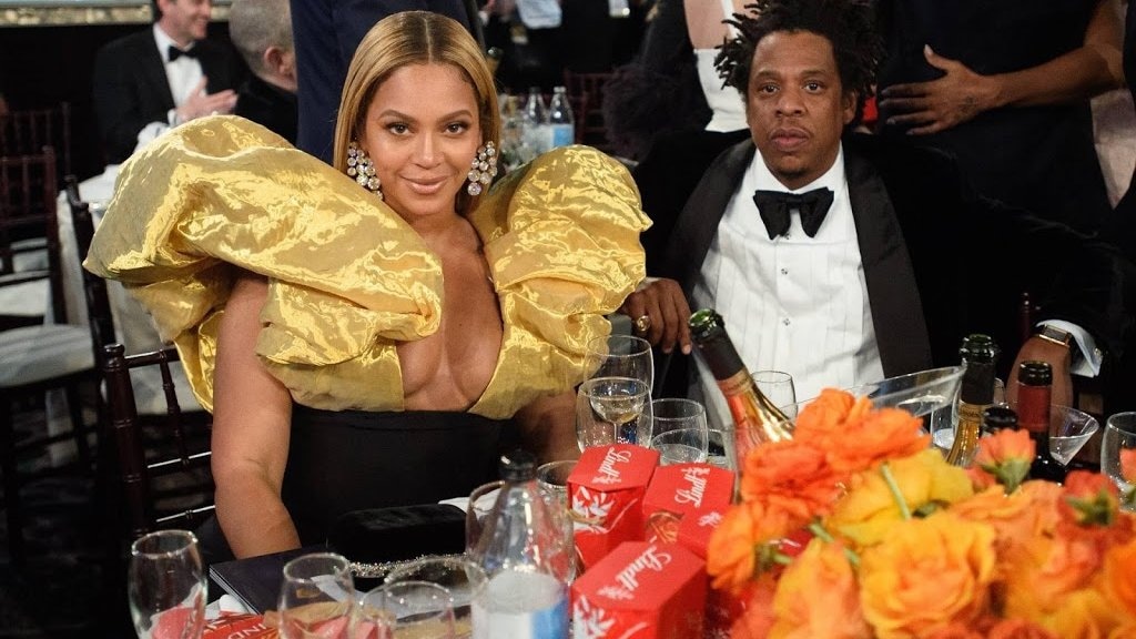 Beyoncé en Jay-Z namen eigen bubbels mee naar Golden Globes
