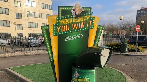 Strijd tegen zwerfafval: McDonald's beloont mensen die troep opruimen