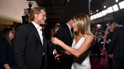 Het knettert tussen Brad Pitt en Jennifer Aniston