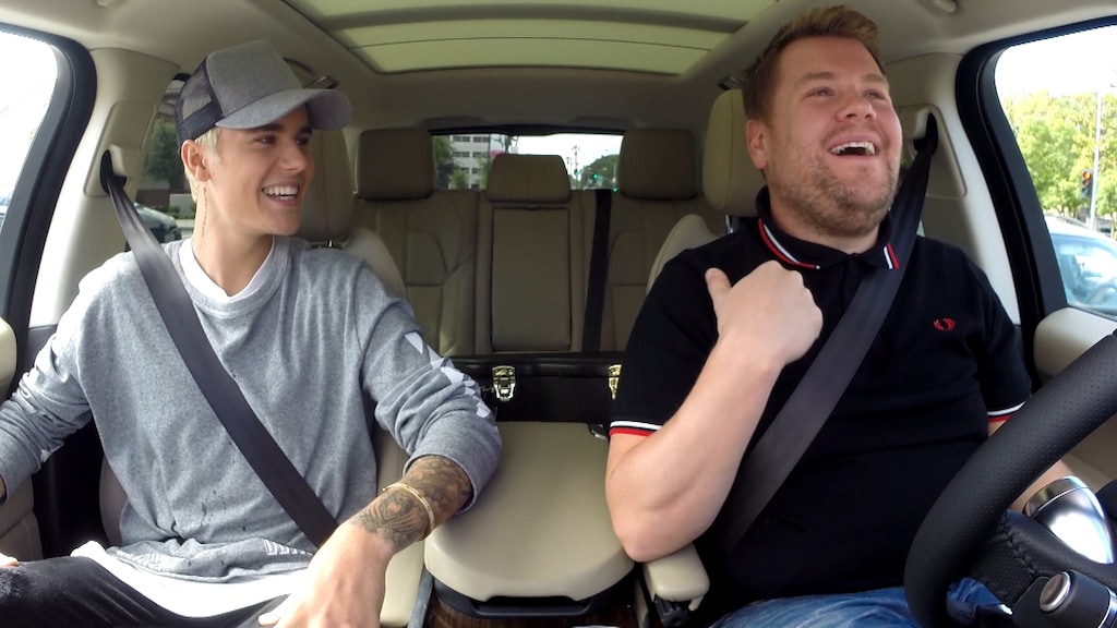 James Corden hint op nieuwe Carpool Karaoke met Justin Bieber