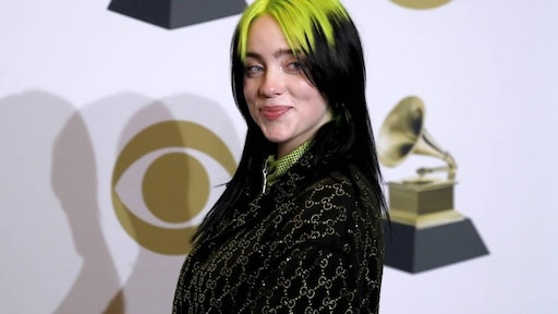 Billie Eilish treedt op tijdens Oscars