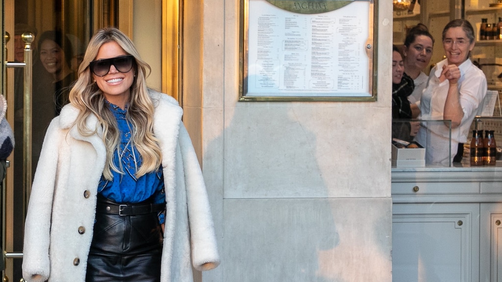 Sylvie Meis druk aan het shoppen voor droombruiloft