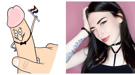 Sher (26) maakt illustraties van dickpics en stuurt ze naar de afzenders