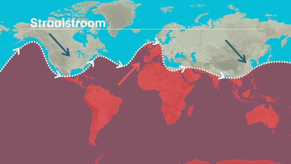 Snelle vliegtuigen en groeiende poolkappen: dit is de straalstroom
