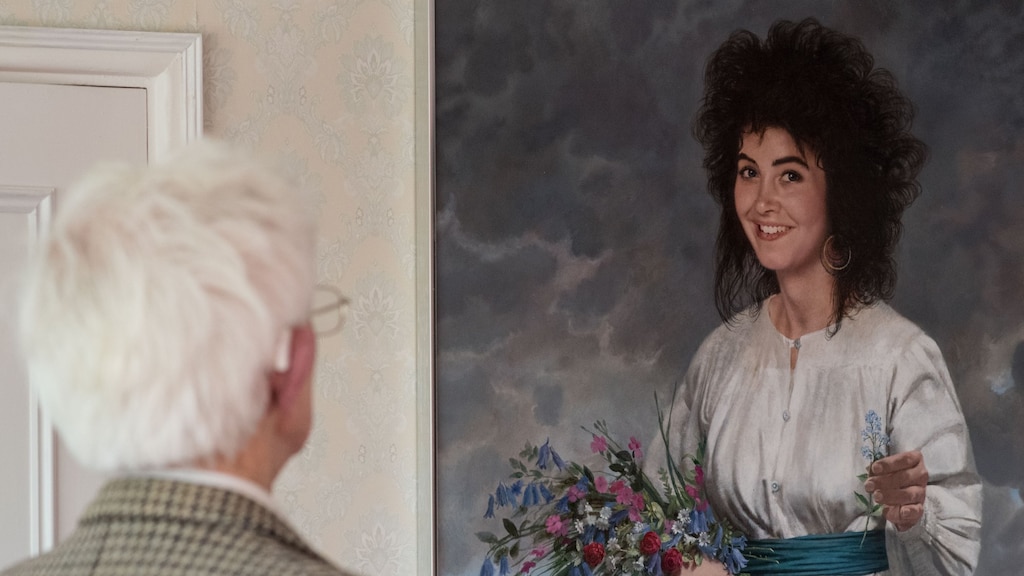 In de slaapkamer van Jim en zijn vrouw Jane hangt een schilderij van zijn dochter.