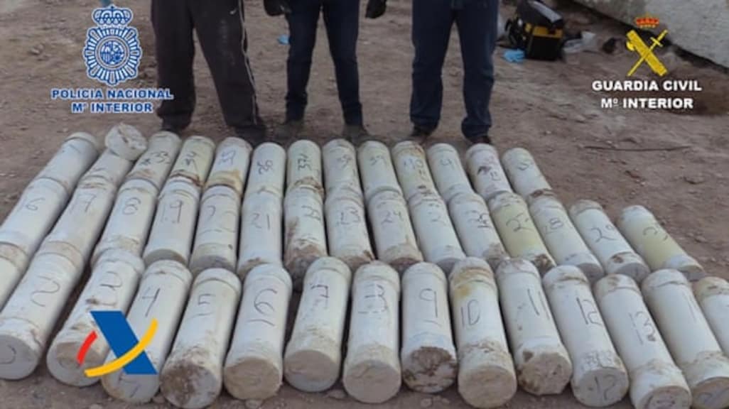 Crystal meth: Spaanse politie doet recordvondst in marmer