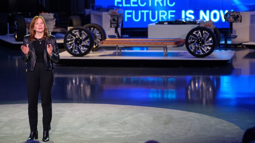 GM pompt 20 miljard in elektrische auto's