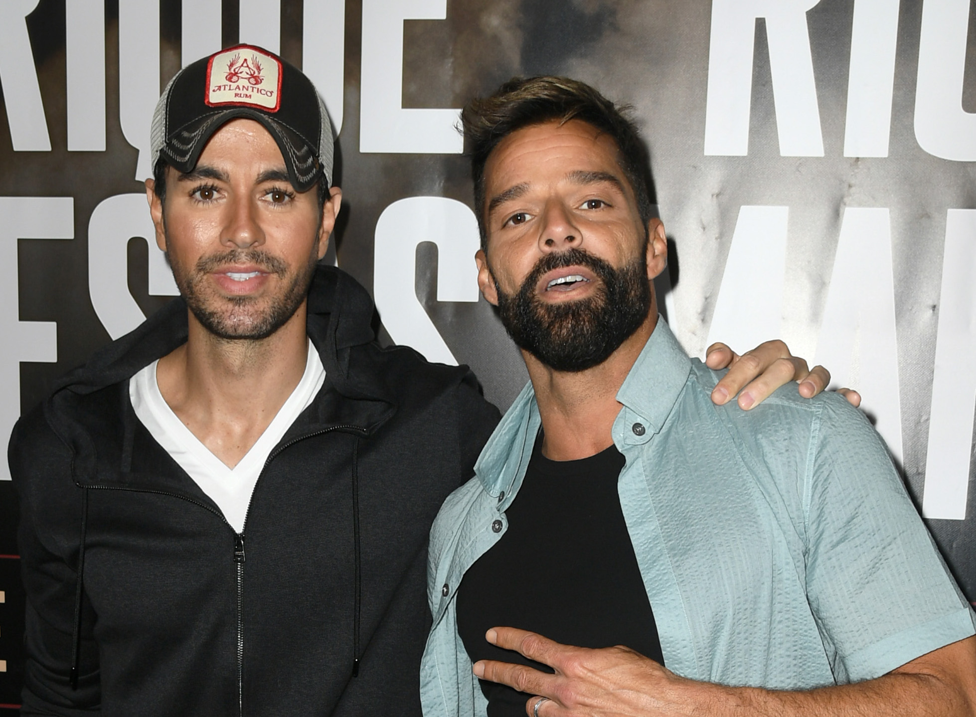 Enrique Iglesias en Ricky Martin samen op tournee