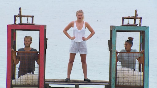 IJskoude beproeving in Expeditie Robinson NL vs BE