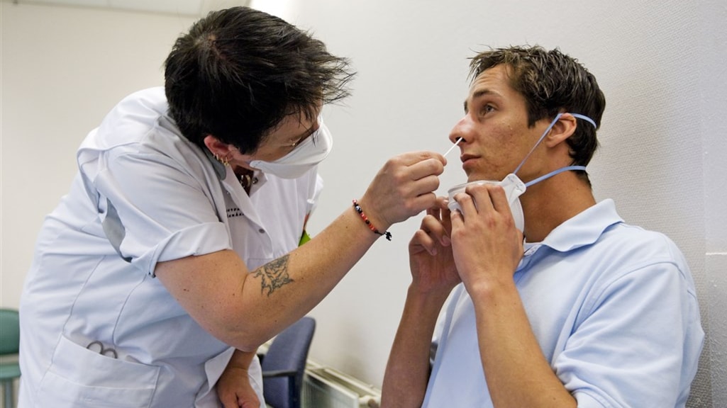 Mensen lieten zich massaal testen op de Mexicaanse griep.