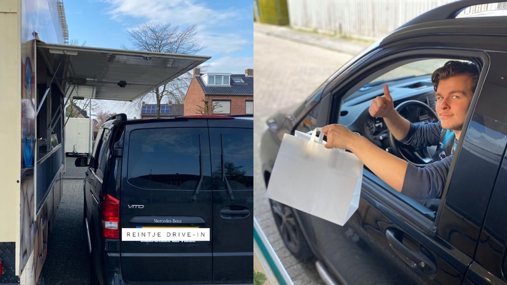 Brabantse frietkraam omgebouwd tot drive-in: 'Geen friet is geen optie'