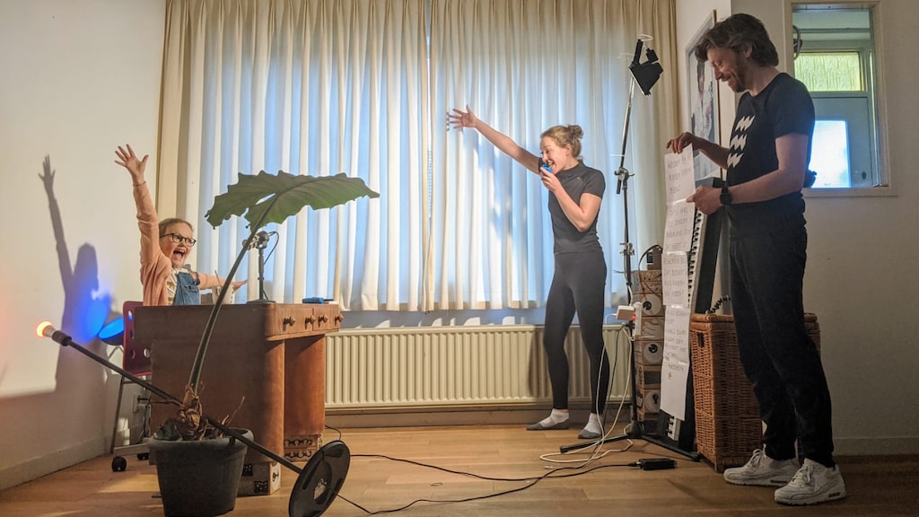 Jeske, Renee en Steye in actie