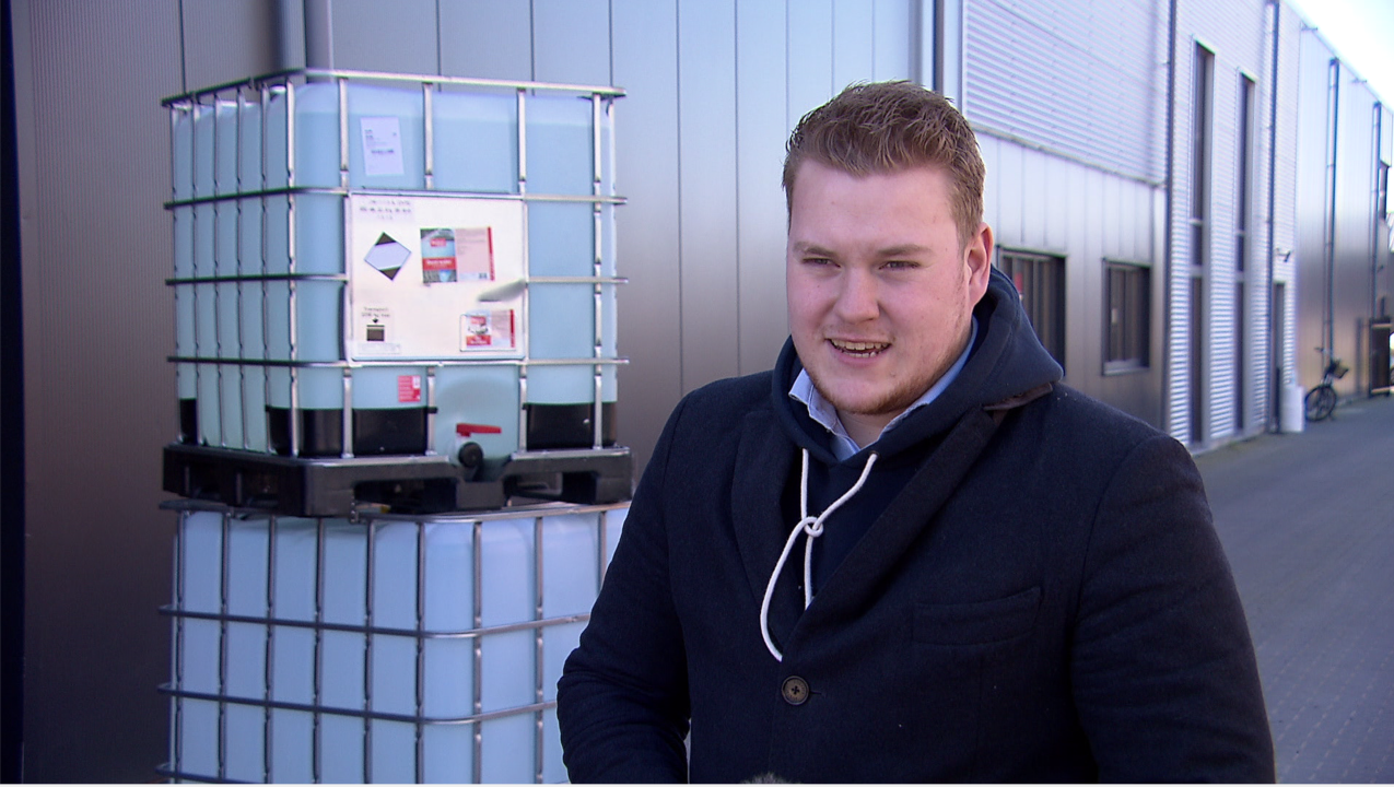 Marc Begeman maakt nu handgel in plaats van ijs