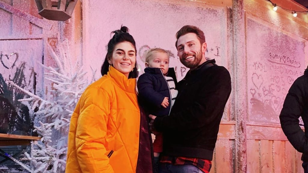 Roxeanne Hazes blij met 'twee heerlijke mannen' in haar leven