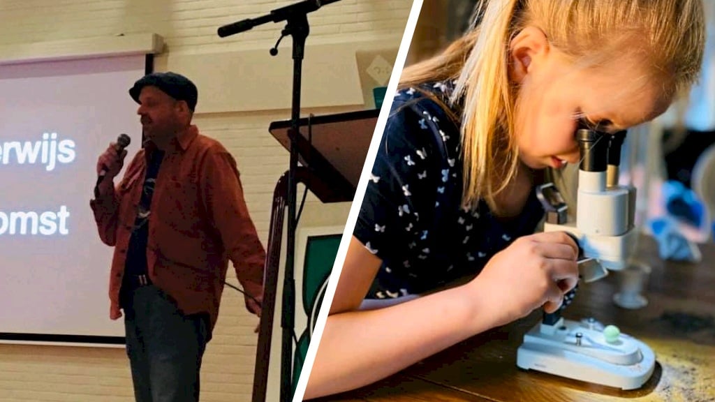 Roy geeft al zes jaar thuis les aan zijn dochter Sofia