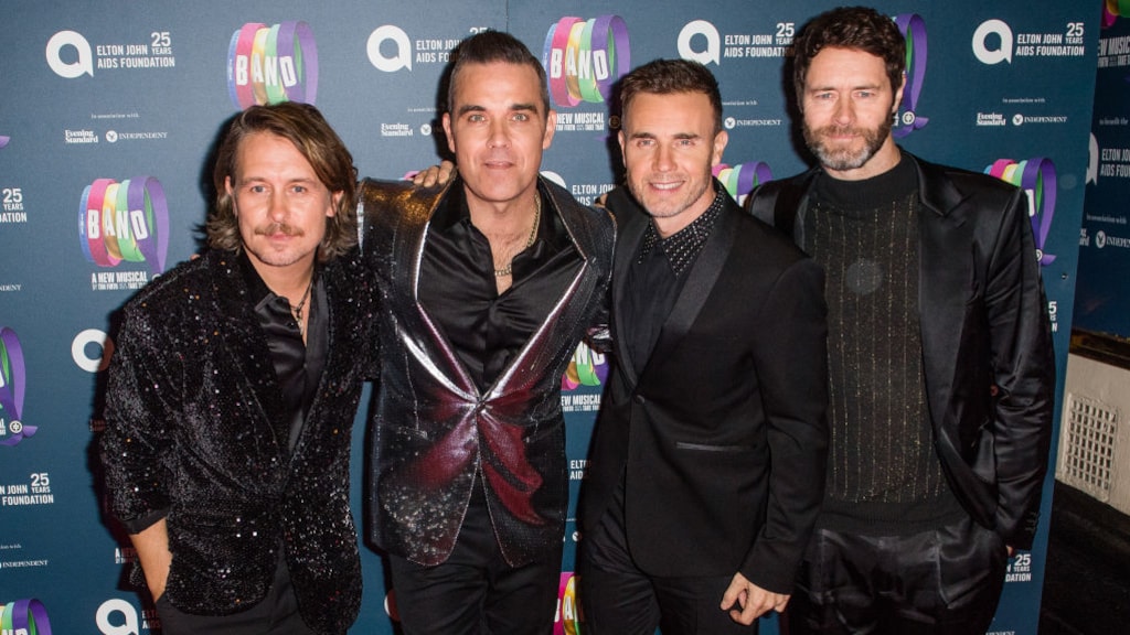 Robbie Williams wil weer de bühne op met Take That