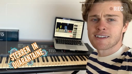 Sterren in Quarantaine: Kaj van der Voort heeft een nieuwe hobby