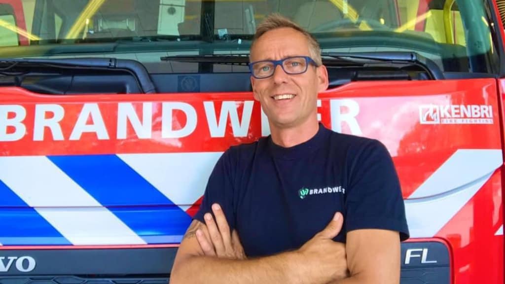 'Wij kunnen niet thuisblijven', zegt brandweerman André