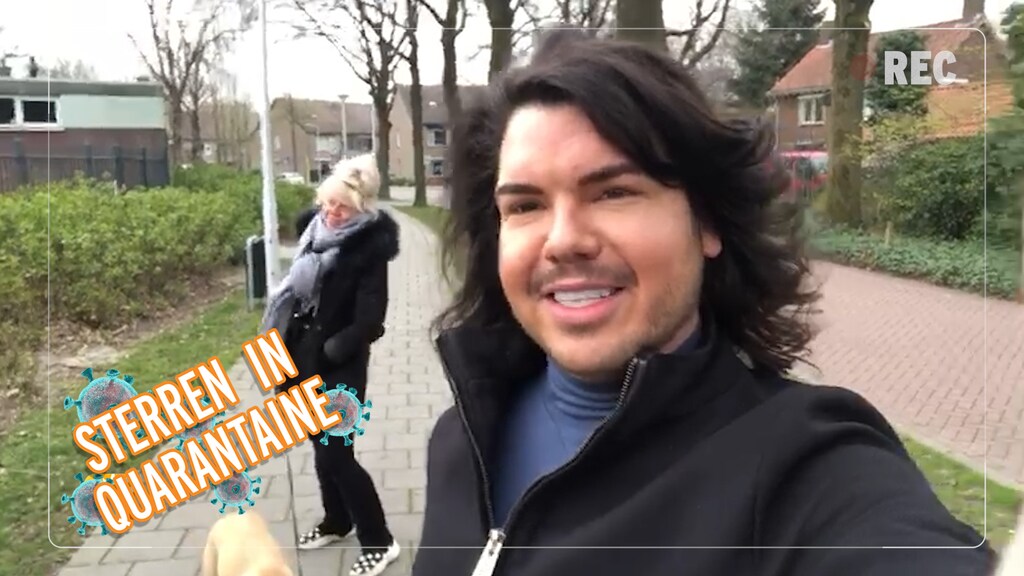 Sterren in Quarantaine: Roy Donders zoekt gezelligheid op straat